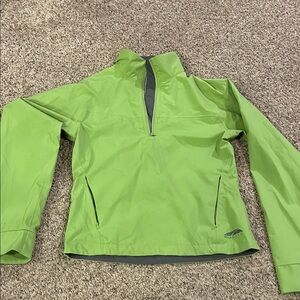 Women's Green Half-Zip Jacket
